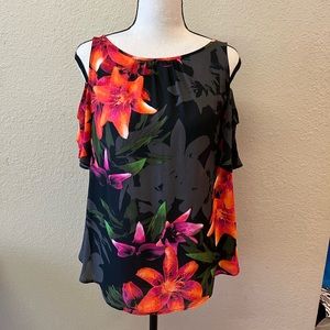 Worthington cold shoulder blouse